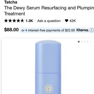 Brand new Tatcha “The Dewy serum”